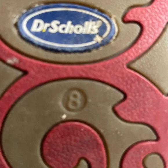 Dr. Scholl’s Women’s Red Sandals / Flip Flops - Size 8 - Picture 7 of 7